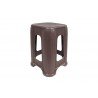 TABURETE 36X36X46CM MARRON