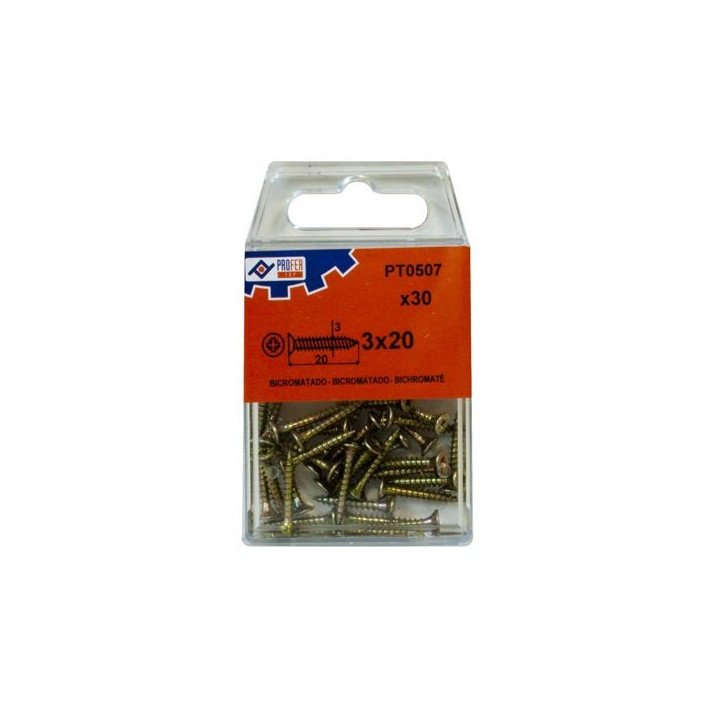 BLISTER TIRAFONDO BIC 3X20 30U