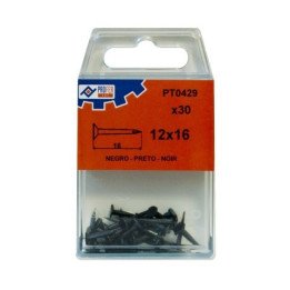 BLISTER TACHUELA NEGRA C/30 PZS 12X16