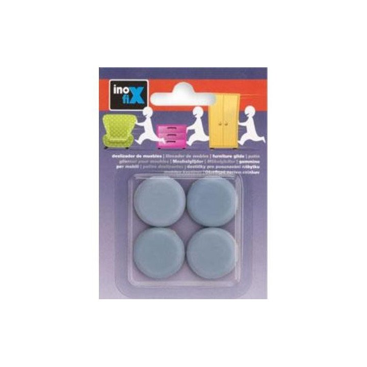 DESLIZADOR MUEBLE ADHESIVO 25MM GRIS 3510-7