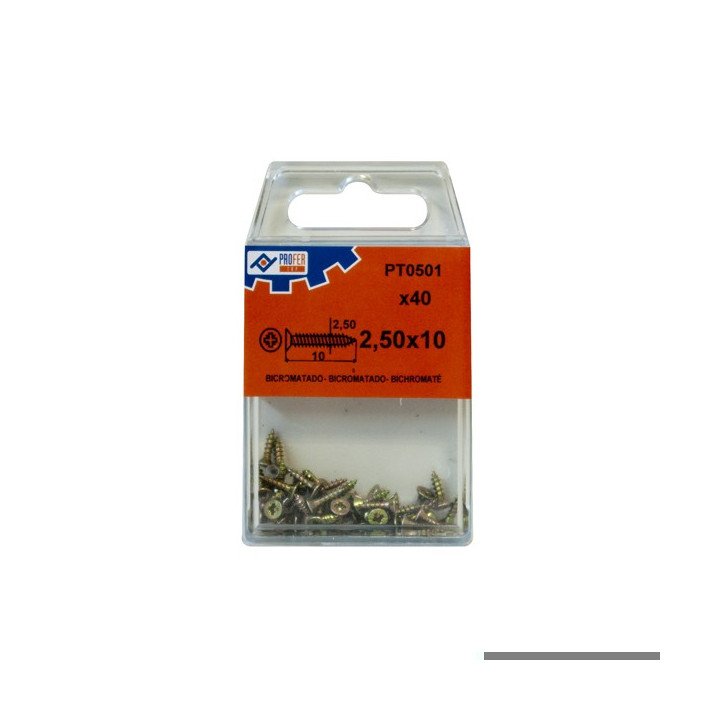 BLISTER TIRAFONDO BIC 3X12 30U