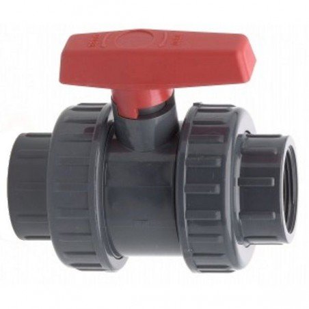 VALVULA ESFERA DESMONTABLE PVC H 1 1/2