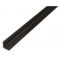 ANGULO 25X25 1MT PVC NEGRO