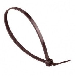 BRIDA NYLON MARRON B/100 2,5X100MM