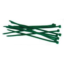 BRIDA NYLON VERDE B/100 2,5X100MM