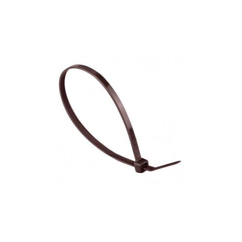 BRIDA NYLON MARRON B/100 3,6X200MM