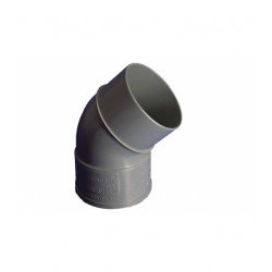 CODO PVC SANITARIO M-H 45G. 110