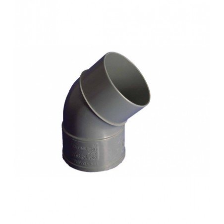 CODO PVC SANITARIO M-H 45G. 110
