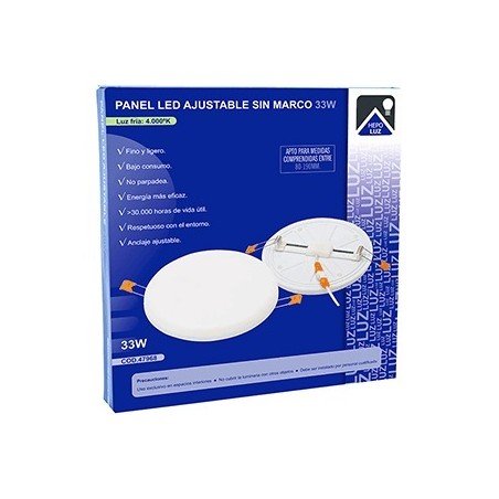 DOWNLIGHT LED AJUSTABLE BCO 33W DIA 4000K