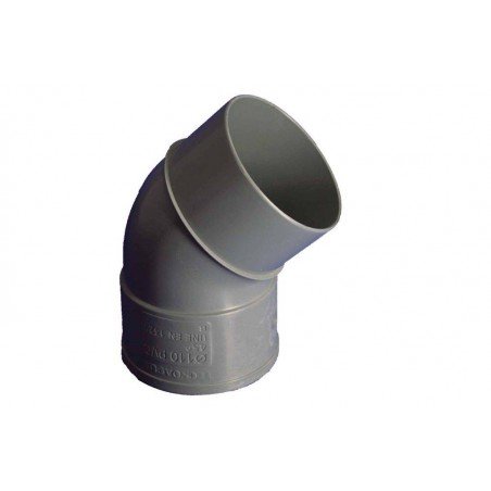 CODO PVC SANITARIO M-H 45G. 160