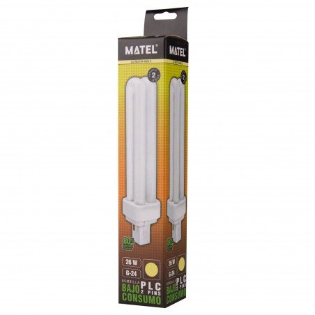 BOMBILLA 26W 2P G24 LUZ NEUTRA