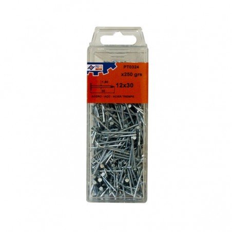 PUNTAS C/PLANA 17X70 BLISTER 250GRS