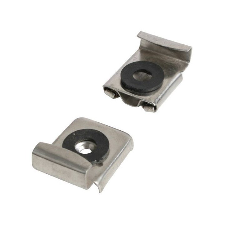 GANCHO ESPEJO GRADUABLE INOX C/MUELLE JGO 4U