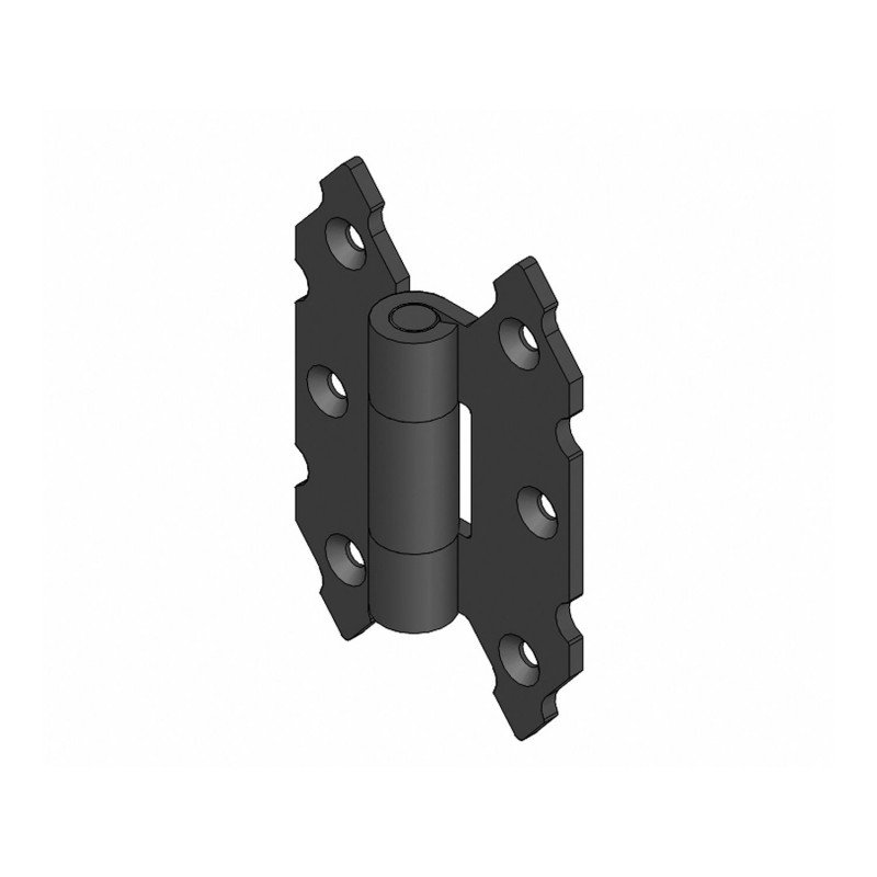 BISAGRA LIBRO FIJA 9010 90X60X3 NEGRO