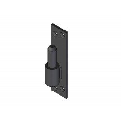 PERNIO PLACA SIMPLE 8020 14/16 NEGRO