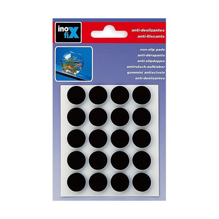 ANTIDESLIZANTE ADHESIVO 17MM NEGRO BLISTER 20UN