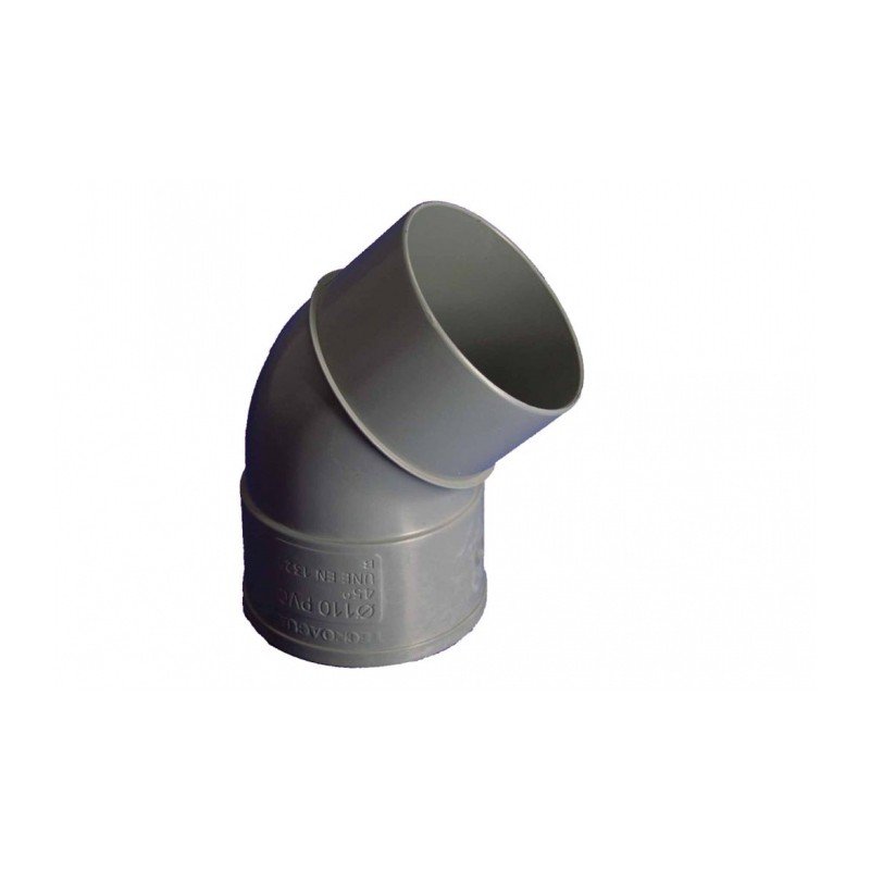 CODO PVC SANITARIO M-H 45G. 125