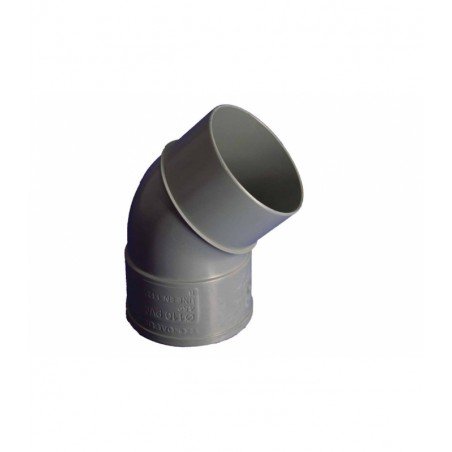 CODO PVC SANITARIO M-H 45G. 125
