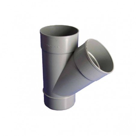 DERIVACION SIMPLE PVC SANIT. M.H. 45G.110
