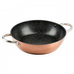 CAZUELA BAJA COBREADA 32CM