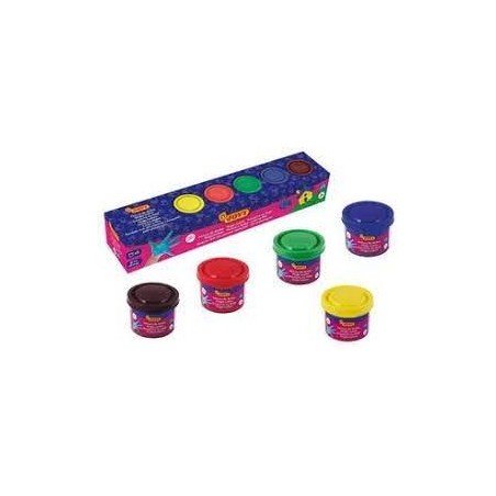 JOVI PINTURA DEDOS 35 ML 5 BOTES SURTIDOS