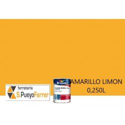 ESMALTE BRILLANTE AMARILLO LIMON 0,250L