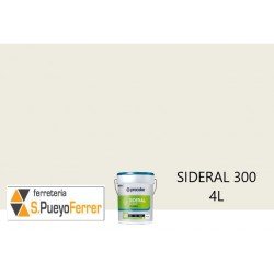PINTURA PLASTICA MATE SIDERAL 300 BLANCO 4L