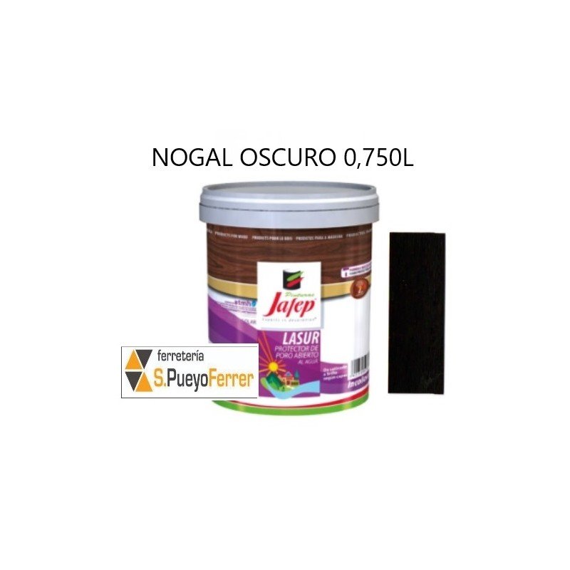LASUR AQUA NOGAL OSCURO 750ML