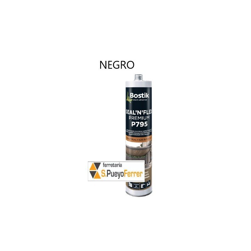 BOSTIK P795 SEAL’N’FLEX FC PREMIUM NEGRO 300ML
