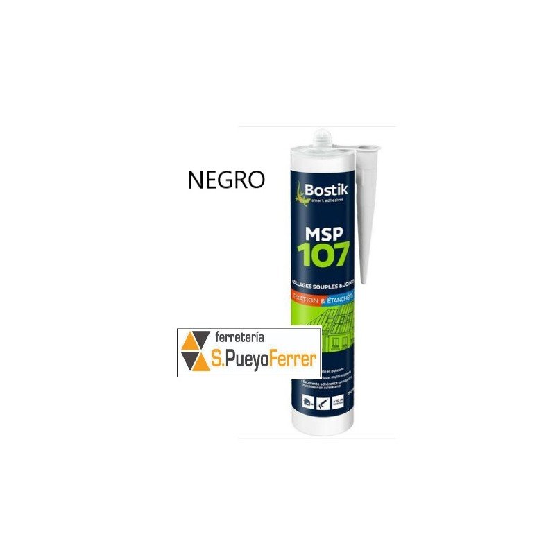 BOSTIK MS 107 NEGRO 290ML