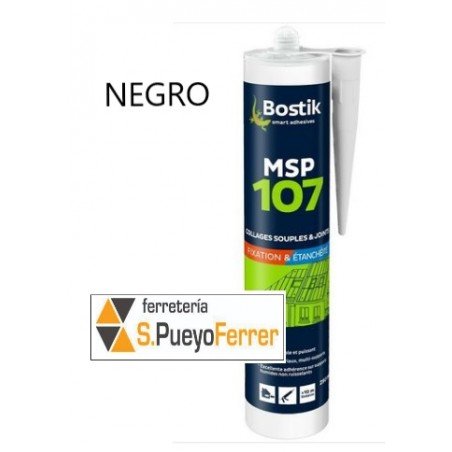 BOSTIK MS 107 NEGRO 290ML
