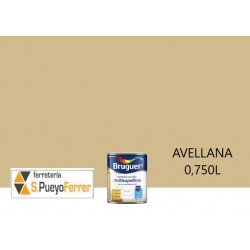 ESMALTE AGUA SATINADO AVELLANA 0,750L