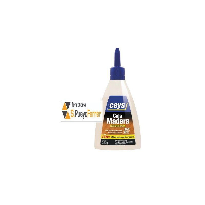CEYS COLA MADERA PROFESIONAL BIBERON 500G