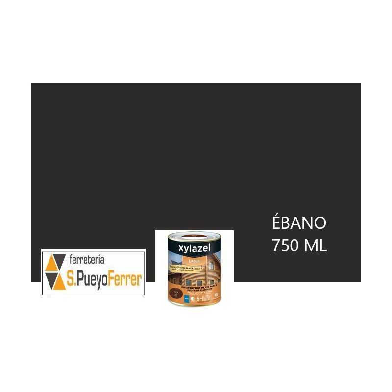 XYLAZEL DECORA MATE EBANO 750