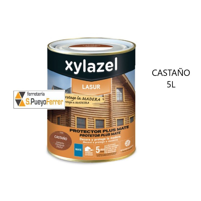XYLAZEL DECORA MATE CASTAÑO 5L