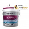 PINTURA FACHADAS LITOCRIL 4L MATE BLANCA