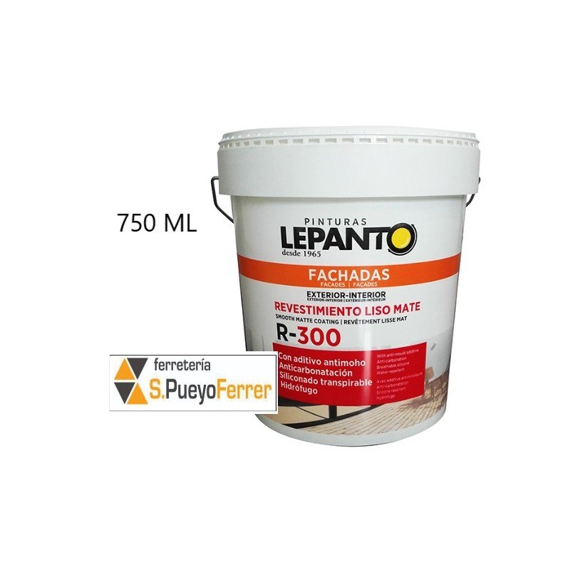 PINTURA HIDROFUGO INT-EXT R-300 0,750L