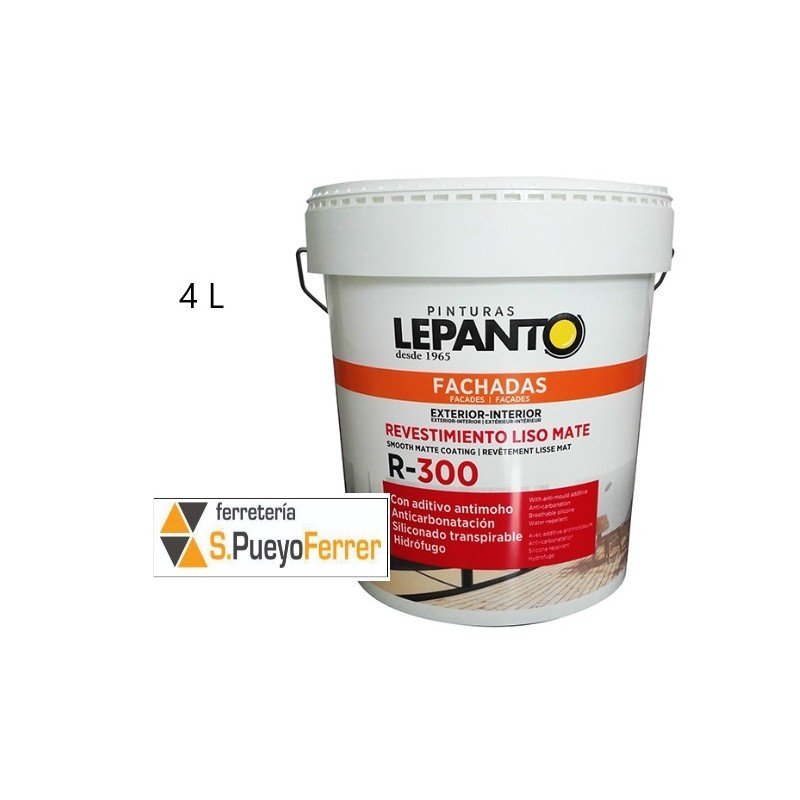 PINTURA HIDROFUGO INT-EXT R-300 4L