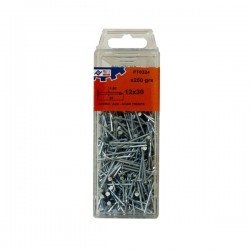 PUNTAS C/PLANA 12X30 BLISTER 250GRS