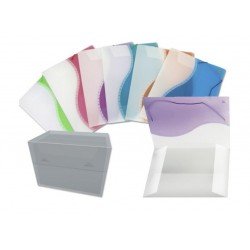 CARPETA GOMAS Y SOLAPAS PP BICOLOR