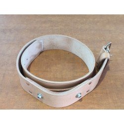 COLLAR PIEL VACA 7CM