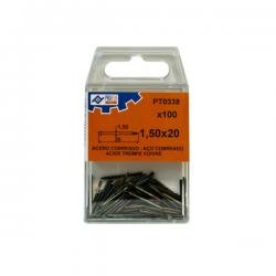 BLISTER PUNTA ACERO C/PERD 2X25 65UN