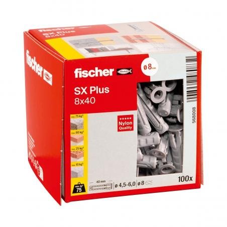 TACO ANCLAJE SX8 FISCHER (100)