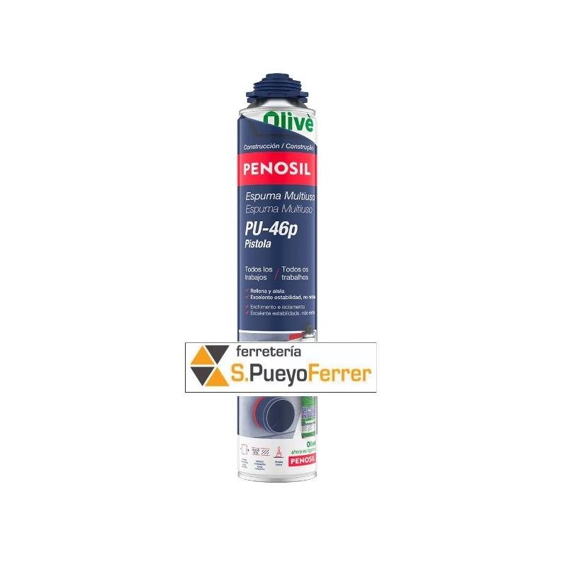ESPUMA POLIURETANO PISTOLA 750 ML