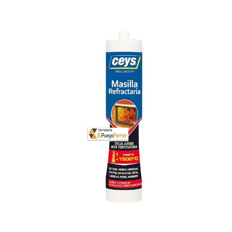 BOSTIK MASILLA REFRACTARIA NEGRA 300ML