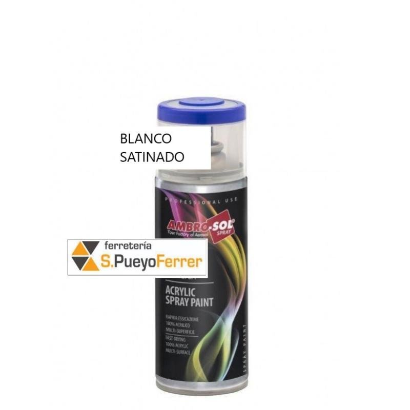 SPRAY RAL 9010 BLANCO SATINADO 400ML