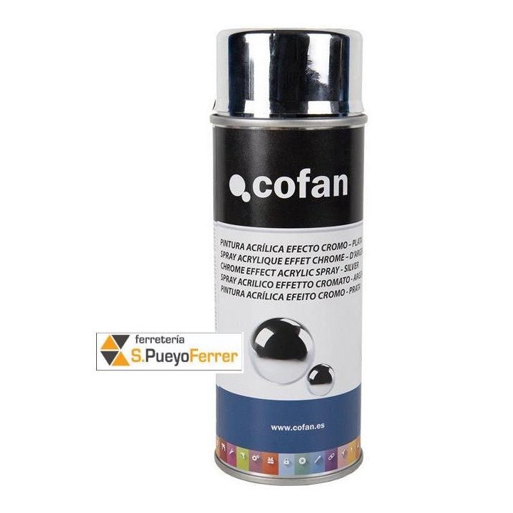 SPRAY AEROSOLART EFECTO CROMO 400ML