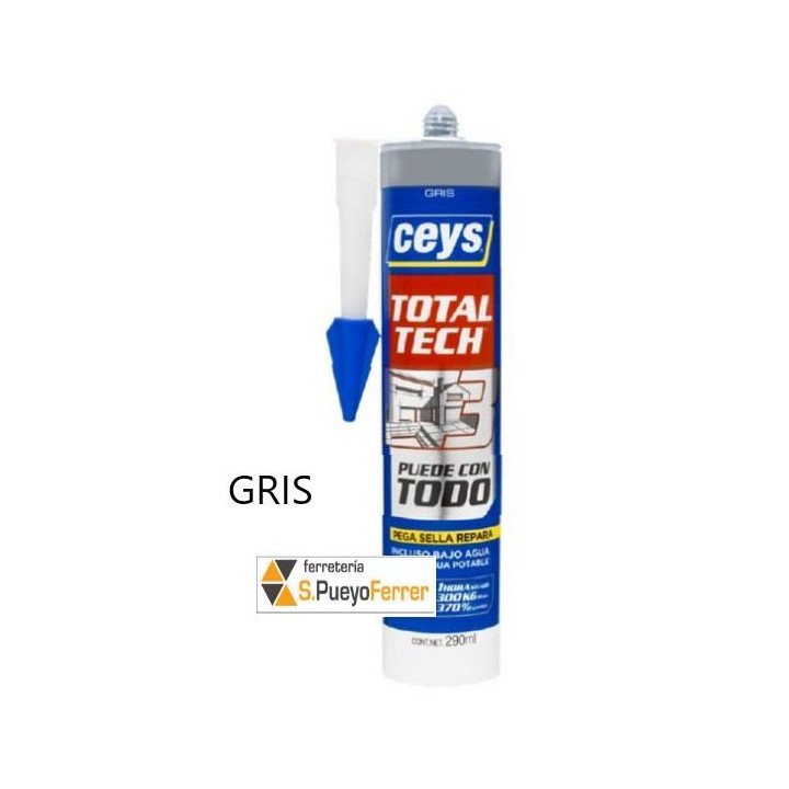 CEYS TOTAL TECH GRIS 290ML