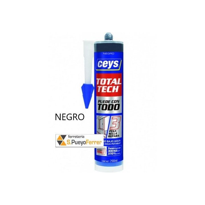 CEYS TOTAL TECH NEGRO 290ML