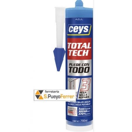 CEYS TOTAL TECH AZUL CARTUCHO 290ML